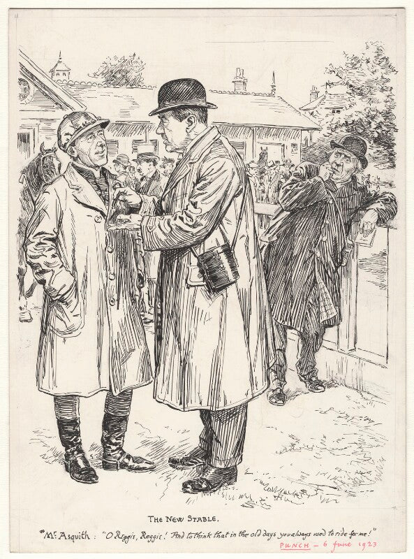 The new stable (reginald mckenna; stanley baldwin; herbert henry asquith, 1st earl of oxford and asquith) npg d9856