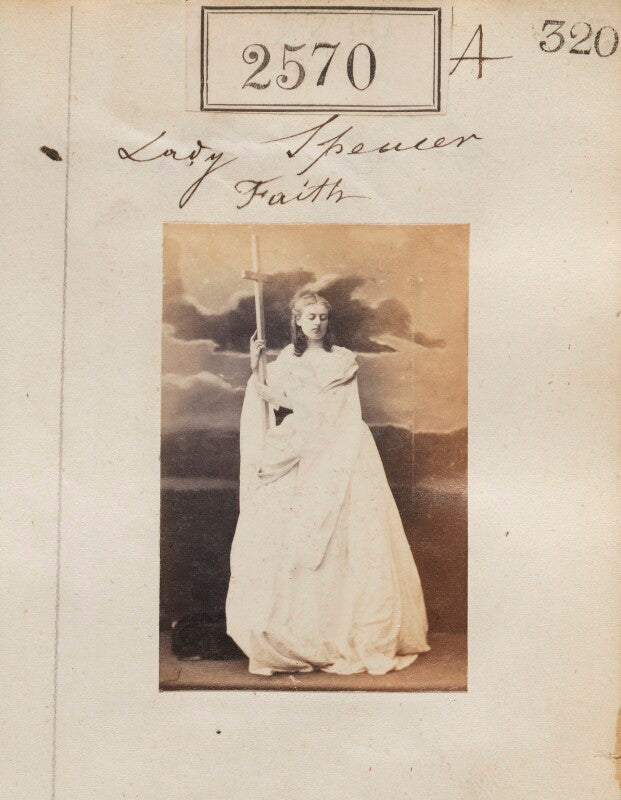 Charlotte frances frederica spencer (née seymour), countess spencer as 'faith' npg ax51959
