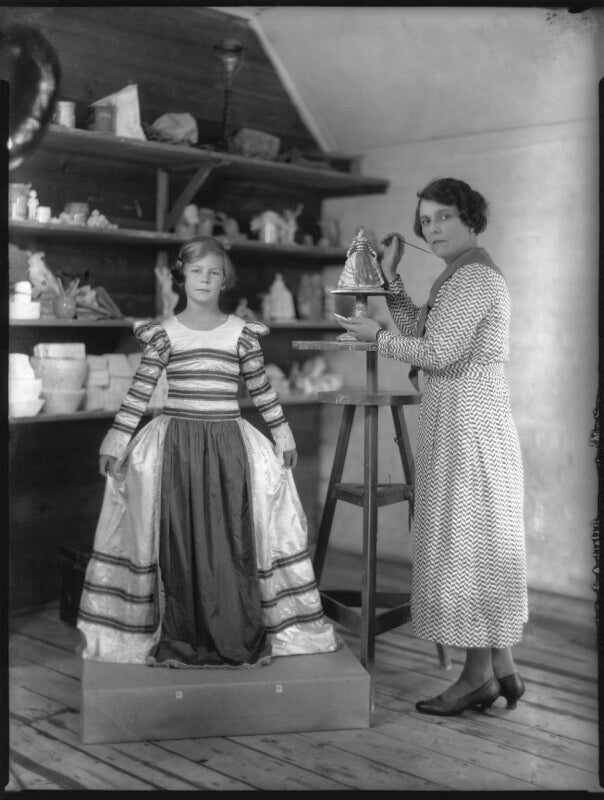 Grizelda mary (née packe), lady keyes; mary julia packe (née norman) npg x30944