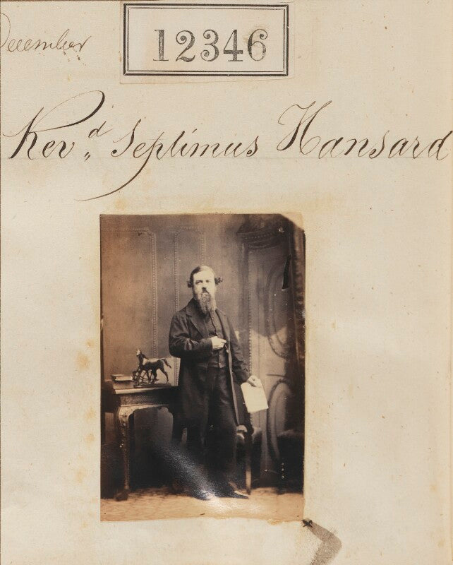 Septimus cox holmes hansard npg ax62000