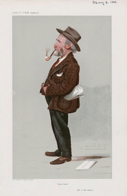 Keir hardie ('men of the day. no. 1001. "queer hardie."') npg d45313