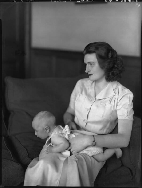 Conrad sebastian robert russell, 5th earl russell; patricia helen ('peter') (née spence), countess russell npg x37462