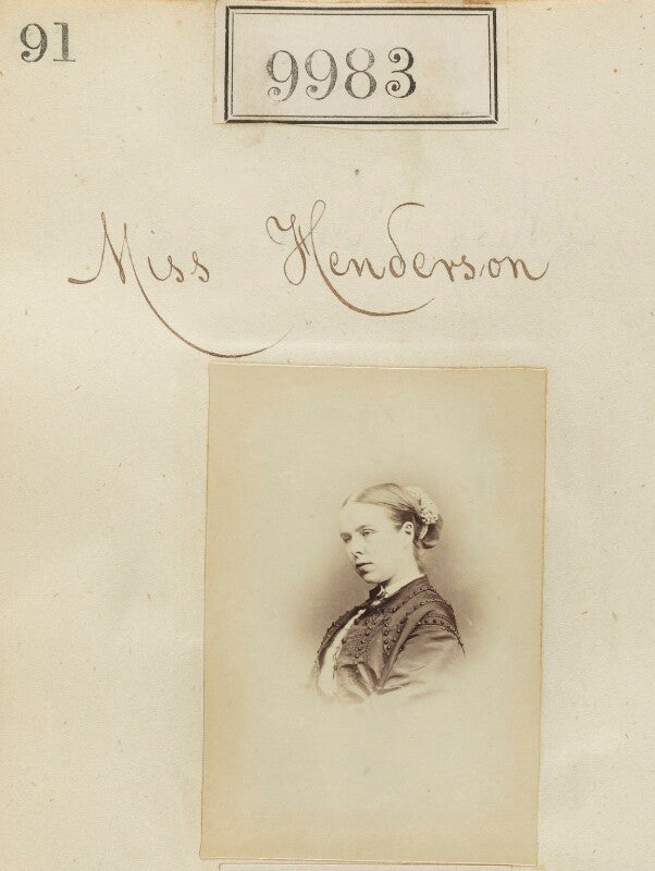 Miss henderson npg ax59701