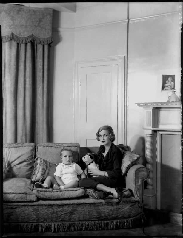 Hon. julian henry peter brougham; violet valerie brougham (née french), lady brougham and vaux (later mrs kindersley) npg x151176