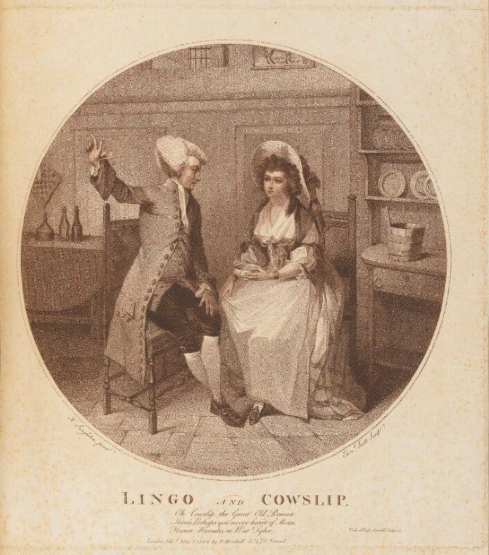 'lingo and cowslip' (john edwin the elder; mary stephens wells (née davies)) npg d15108