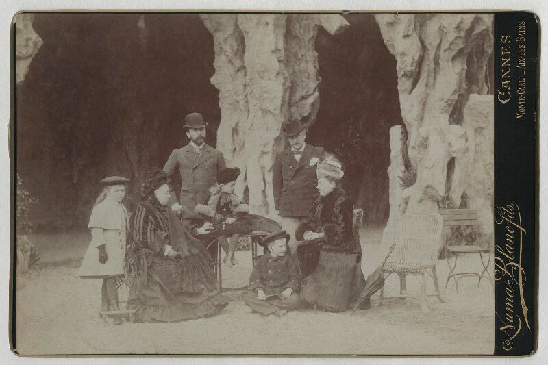 Queen victoria on holiday with members of her family npg x24836