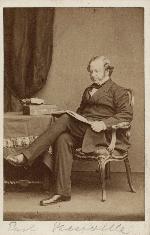 Granville george leveson gower, 2nd earl granville npg ax16393