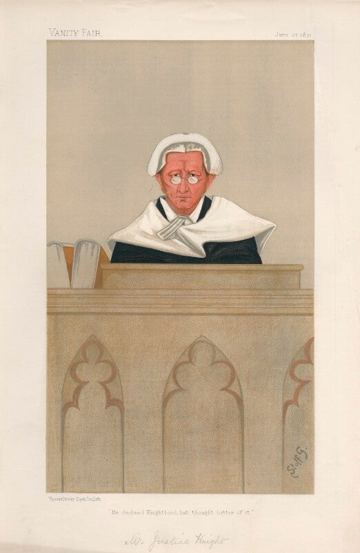 Sir robert samuel wright ('judges. no. 33.') npg d44548