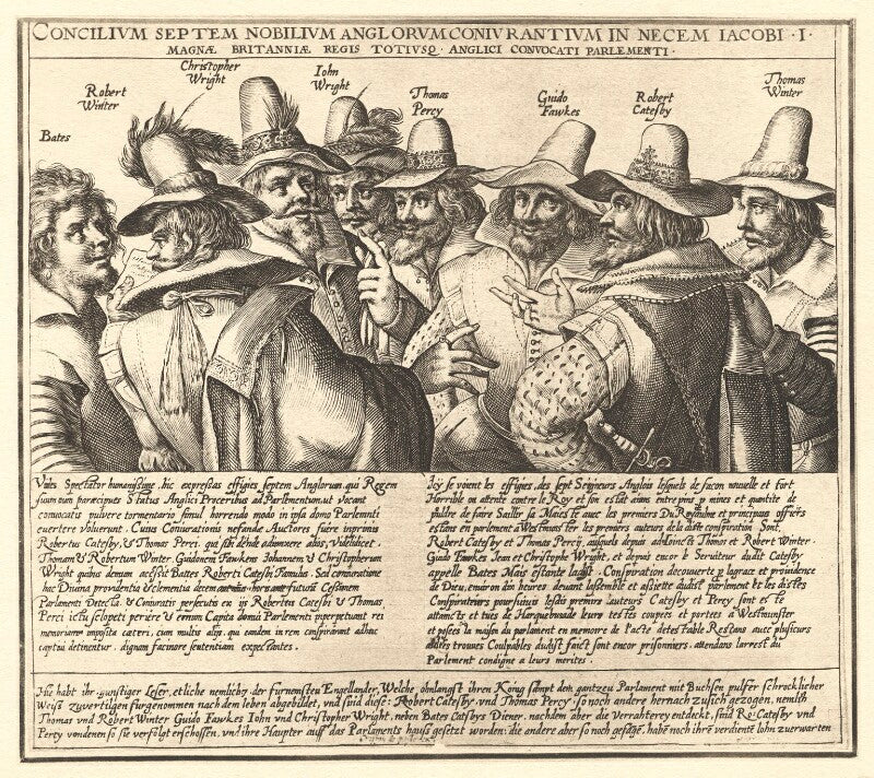 The gunpowder plot conspirators, 1605 npg d2334