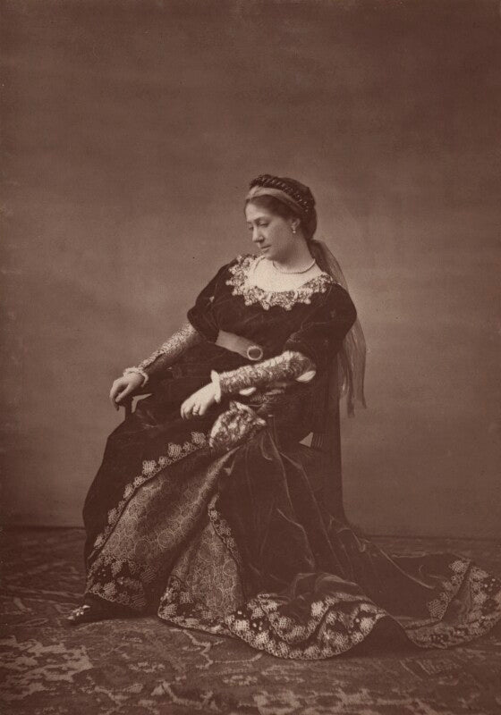 Madge kendal as lady giovanna in 'the falcon' npg ax7670