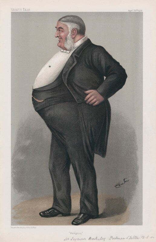 Seymour berkeley portman dalton (né portman) ('men of the day. no. 876. "kempton park"') npg d45168