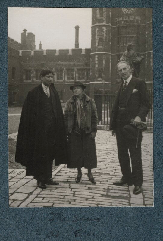 Boshi sen; gertrude emerson sen; philip edward morrell npg ax143952