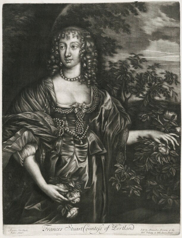 Frances weston (née stuart), countess of portland npg d11416