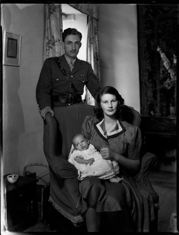 The marquess and marchioness of reading with their son npg x154272