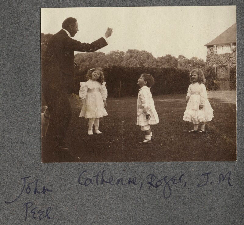 John douglas peel; catherine emma eastwood (née peel); john frederic roger peel; julian vinogradoff (née morrell) npg ax140248