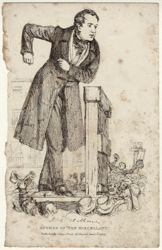 John cam hobhouse, baron broughton de gyfford npg d34573