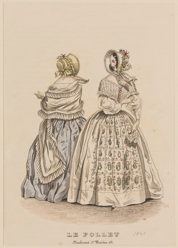 Walking dress, april 1841 npg d47884