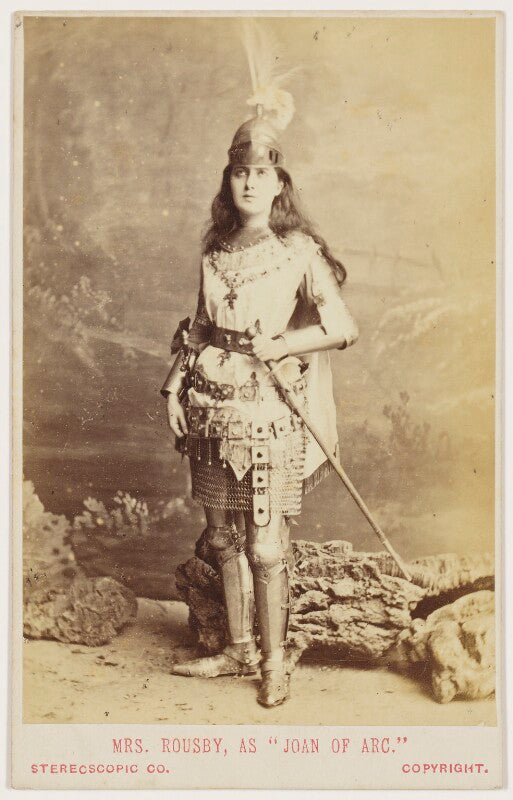 Clara marion jessie rousby (née dowse) as joan in 'joan of arc' npg x197153
