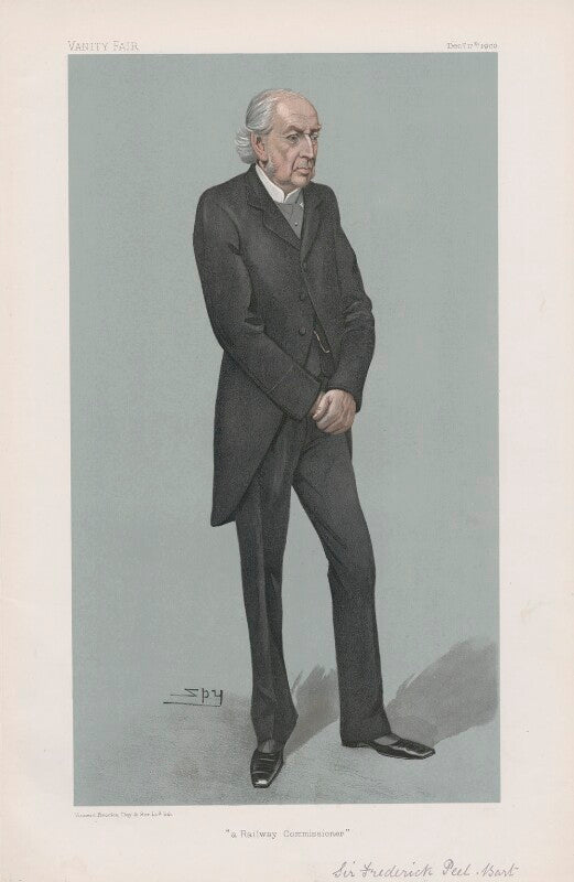 Sir frederick peel, bt, bt ('men of the day. no. 902. "a railway commissioner"') npg d45201