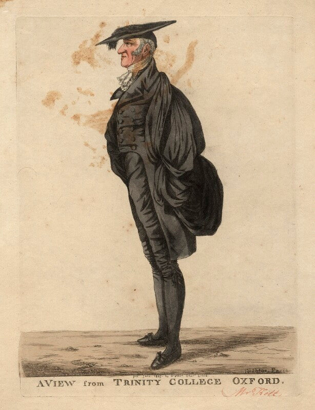 Henry kett ('a view from trinity college, oxford') npg d13221