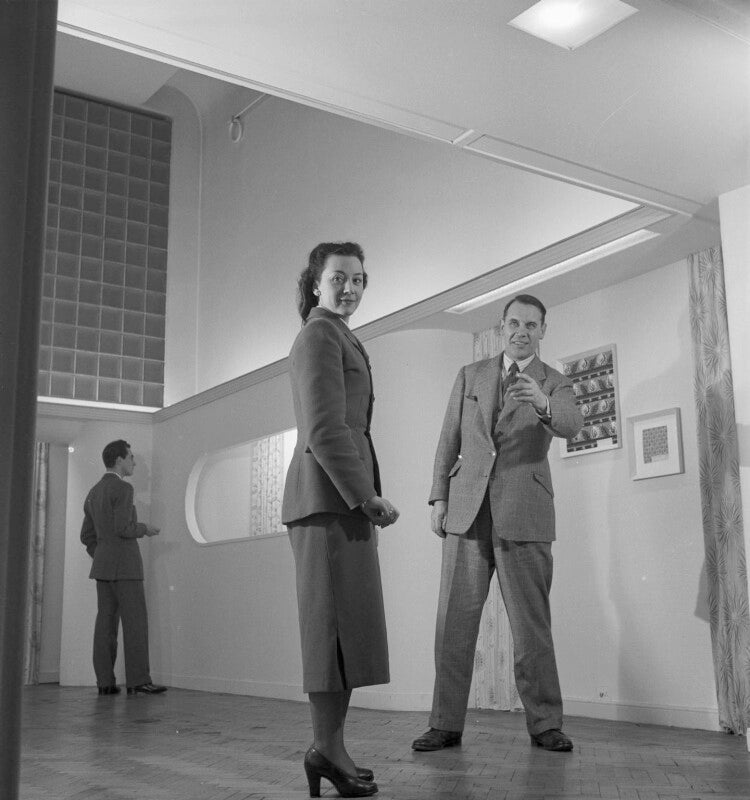 Alec hunter; lucienne day (née conradi) npg x200994