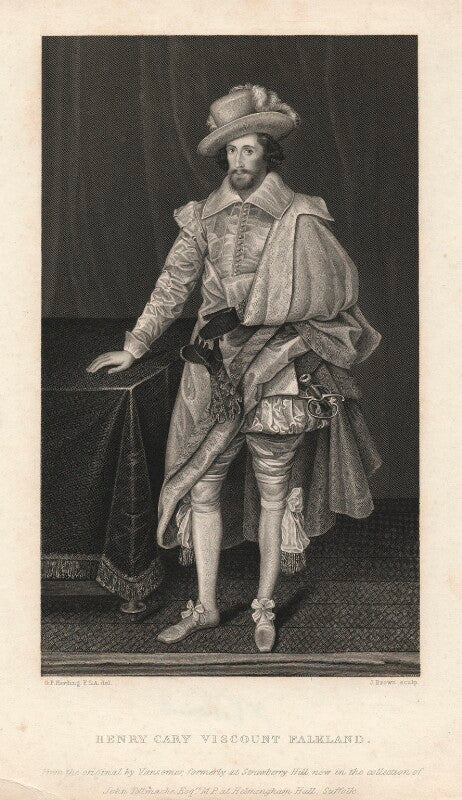 Henry cary, 1st viscount falkland npg d2322