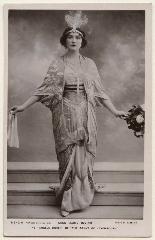Daisy irving as angèle didier in 'the count of luxembourg' npg x193868