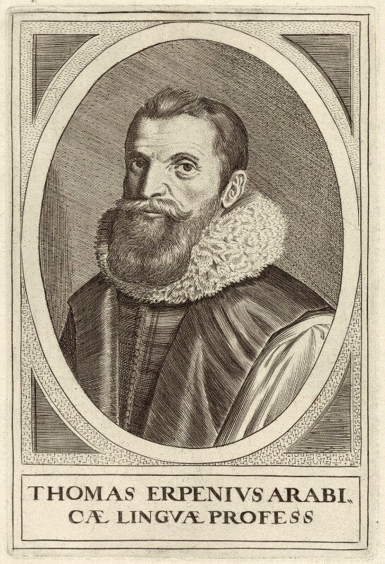 Thomas van erpe (known as thomas erpenius) npg d26281