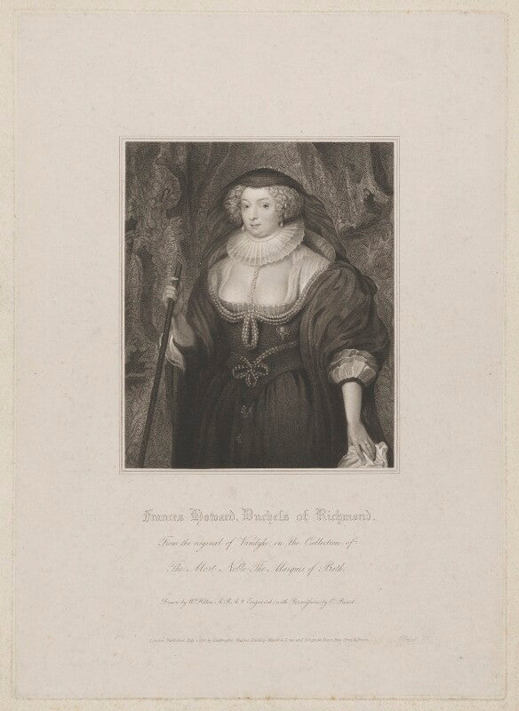 Frances stuart (née howard), duchess of lennox and richmond npg d39735