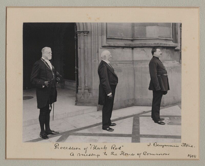 'procession of "black rod" a message to the house of commons' npg x135560