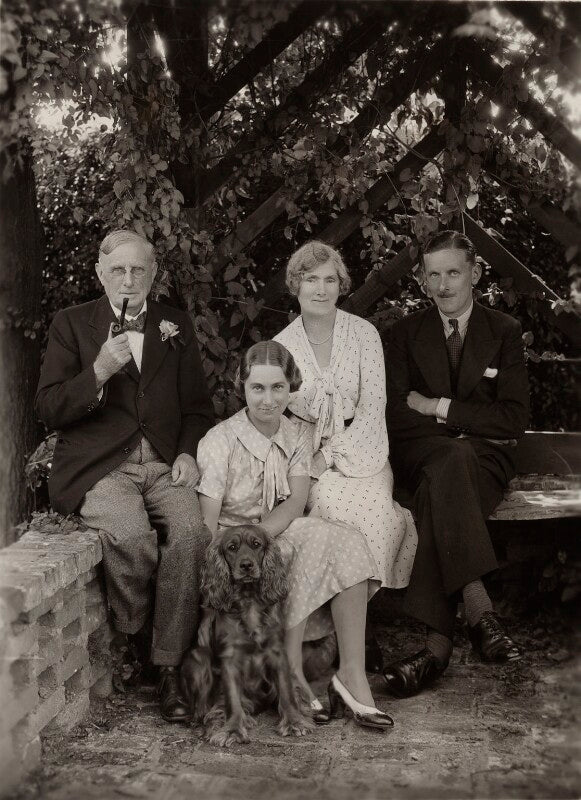 Sir percy vincent, 1st bt and family npg x84980