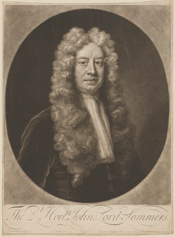 John somers, baron somers npg d41808