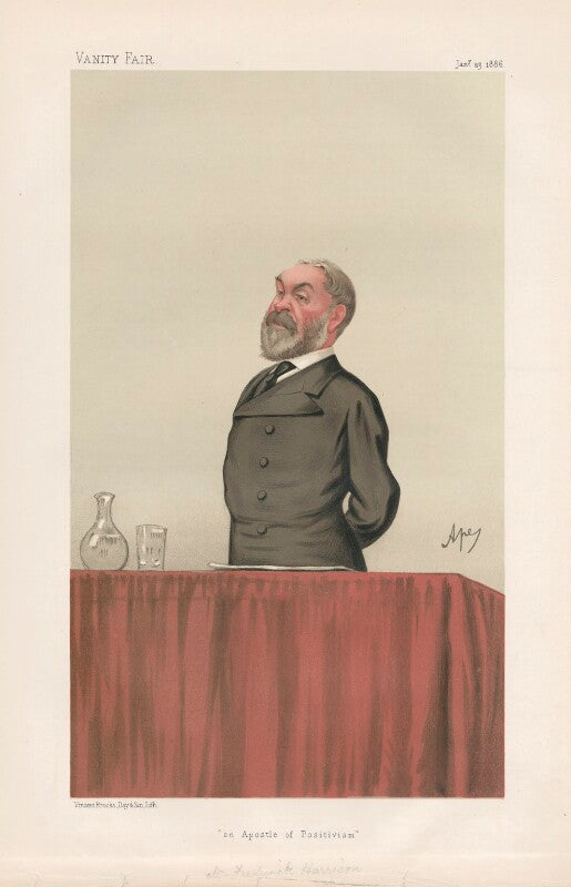 Frederic harrison ('men of the day. no. 349.') npg d44263