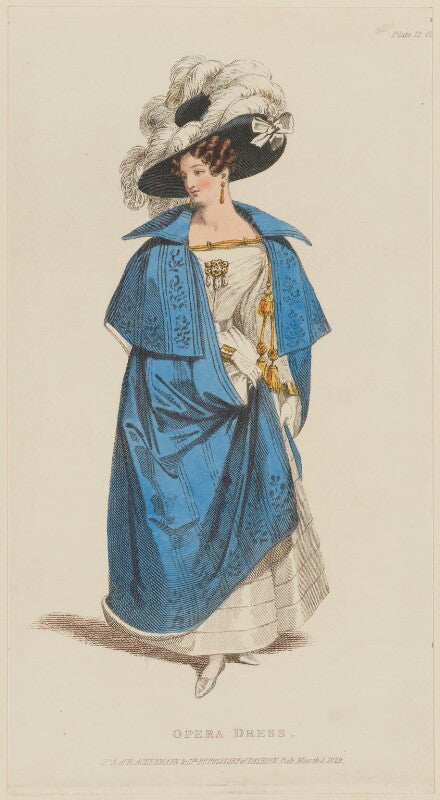 'opera dress', march 1829 npg d47642