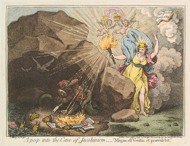 'a peep into the cave of jacobinism' npg d12589
