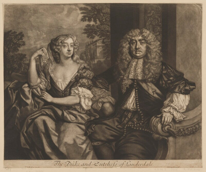 John maitland, duke of lauderdale; elizabeth murray, duchess of lauderdale and countess of dysart npg d37193