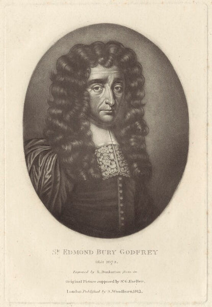 Sir Edmund Berry Godfrey Greetings Card National Portrait Gallery Shop