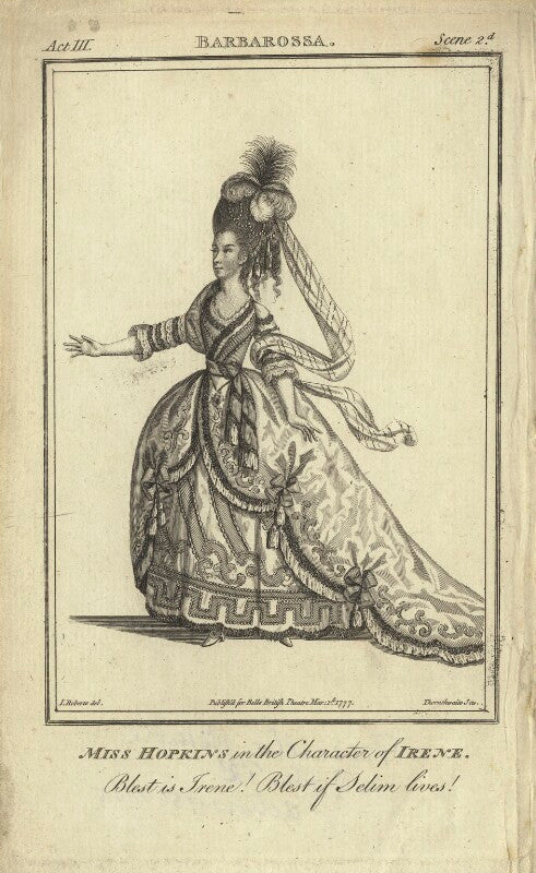 Elizabeth sharp (née hopkins) when miss hopkins; as irene in brown's 'barbarossa' npg d8676