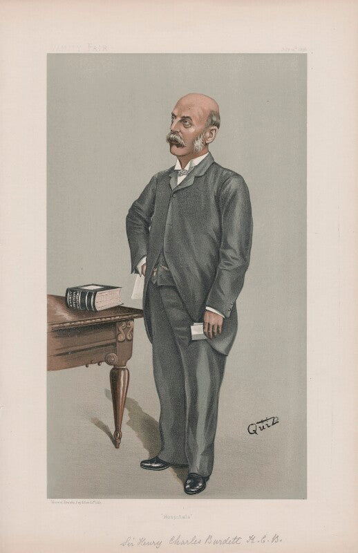 Sir henry burdett ('men of the day. no. 718.') npg d44916