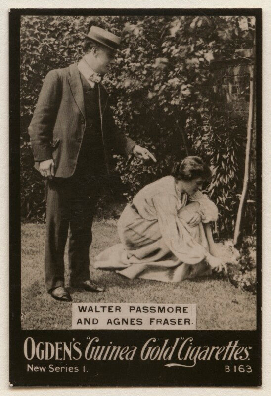 Walter passmore; agnes fraser (mrs walter passmore) npg x193109
