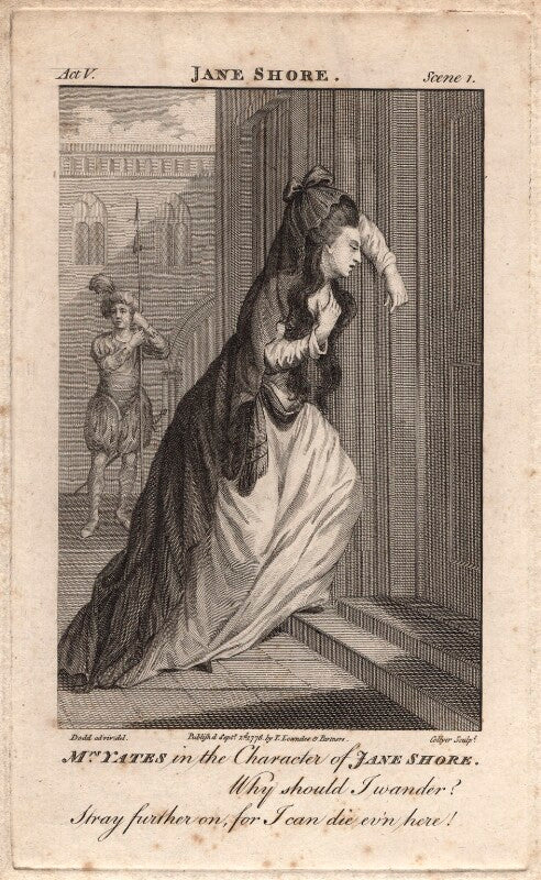 Mary ann yates as jane shore npg d8913