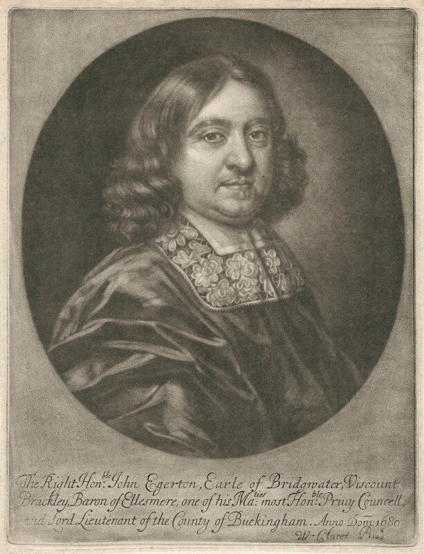 John egerton, 2nd earl of bridgewater npg d29481