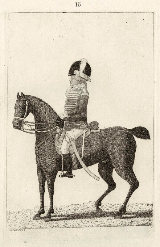 Quarter master guest of the pembrokeshire cavalry (unknown sitter) npg d32335