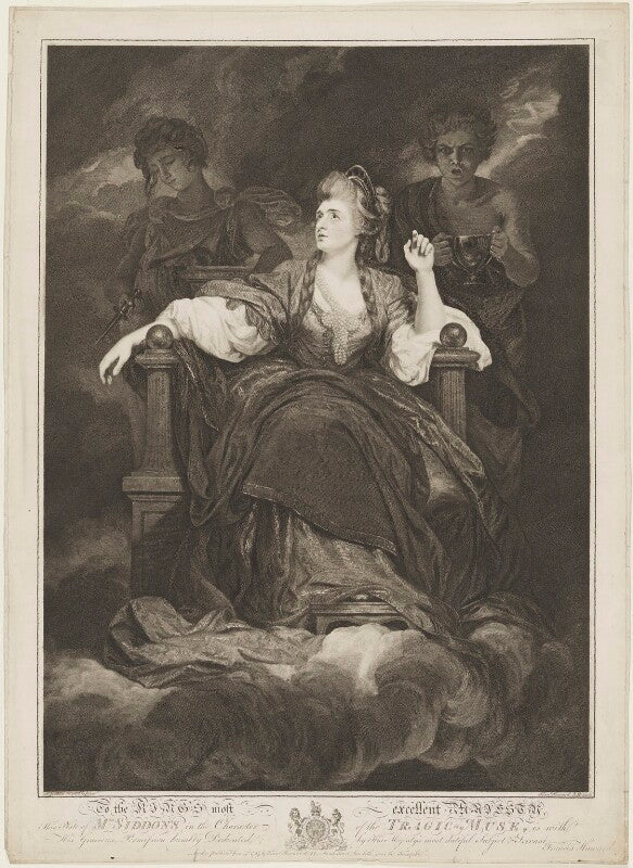 Sarah siddons (née kemble) as the tragic muse npg d9069