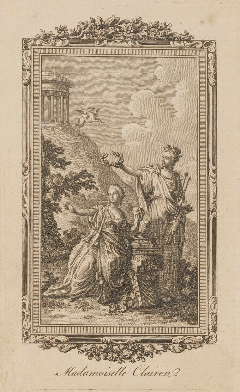 Claire josèphe hippolyte léris de la tude ('mademoiselle clairon') npg d14590