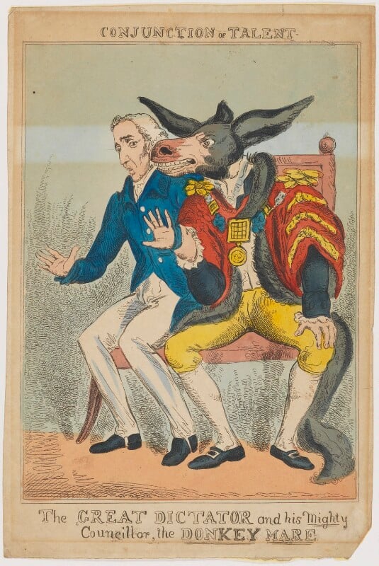 The great dictator and his mighty councillor, the donkey mare npg d46047
