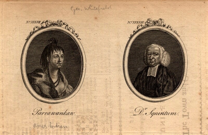 Parrawankaw; george whitefield npg d8312