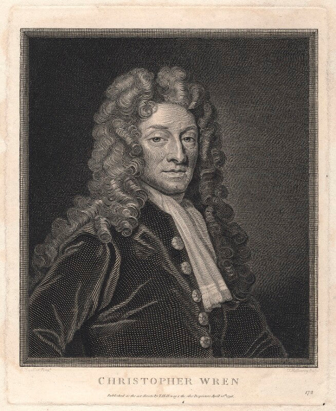 Sir christopher wren npg d8825