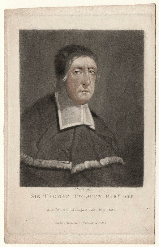 Sir thomas twisden, 1st bt npg d4549