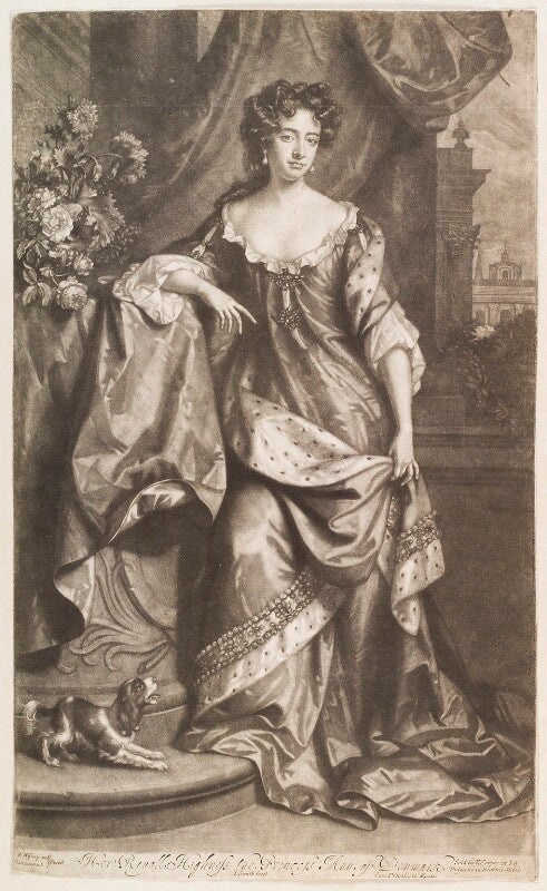 Queen anne when princess of denmark npg d11529